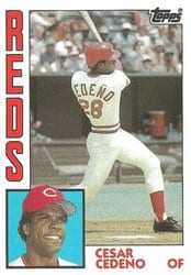1984 Topps Base Set Cesar Cedeno #725 card