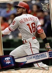 2019 Topps Big League Base Set Cesar Hernandez #232 card