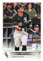 2022 Topps 1st Edition Base Set Cesar Hernandez #28 card