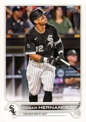 2022 Topps Base Set Cesar Hernandez #28 card