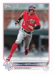 2022 Topps Mini Base Set Cesar Hernandez #US299 card