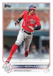 2022 Topps Update Base Set Cesar Hernandez #US299 card