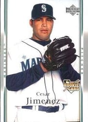 2007 Upper Deck Base Set Cesar Jimenez #40 card