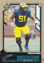 2020 Panini Playbook Base Set Cesar Ruiz #174 card