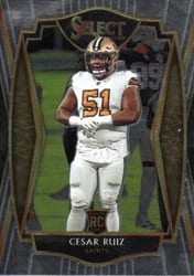 2020 Panini Select Base Set Cesar Ruiz #191 card
