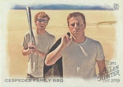 2019 Topps Allen & Ginter Base Set Cespedes Family #291 card