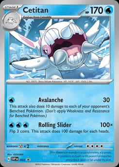 Scarlet & Violet Black Star Promos Cetitan #63 card