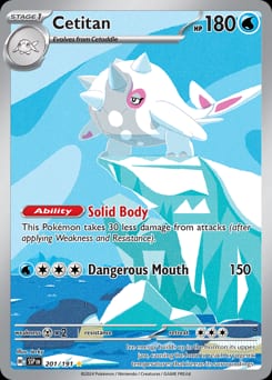 Surging Sparks Cetitan #201 card