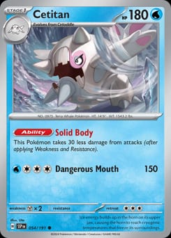 Surging Sparks Cetitan #54 card