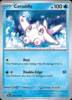 Paldea Evolved Cetoddle #54 card