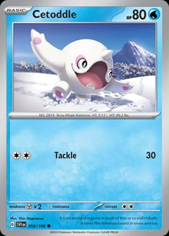 Scarlet & Violet Cetoddle #58 card