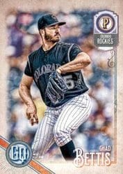 2018 Topps Gypsy Queen Base Set Chad Bettis #160 card