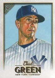 2018 Topps Gallery Base Set Chad Green #115 card