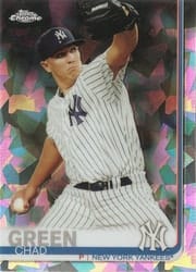 2019 Topps Chrome Sapphire Edition Base Set Chad Green #25 card