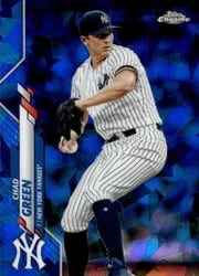 2020 Topps Chrome Sapphire Edition Base Set Chad Green #468 card