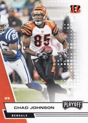 2020 Panini Playoff Base Set Chad Johnson #37 card