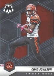 2021 Panini Mosaic Base Set Chad Johnson #48 card