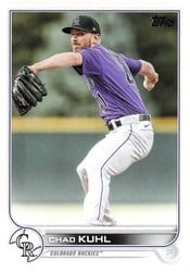 2022 Topps Update Base Set Chad Kuhl #US71 card