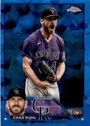2023 Topps Chrome Sapphire Edition Base Set Chad Kuhl #517 card
