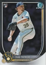 2025 Bowman Chrome Base Set Chad Patrick #28 card