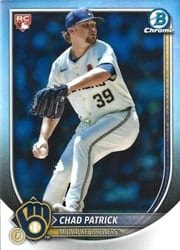 2025 Bowman Chrome Base Set Chad Patrick #28b card