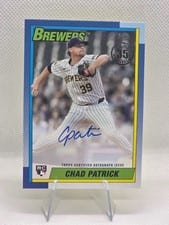 2025 Topps Update 1990 Topps Baseball Autographs Chad Patrick #90AU-CPK card