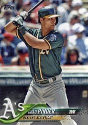 2018 Topps Base Set Chad Pinder #394 card