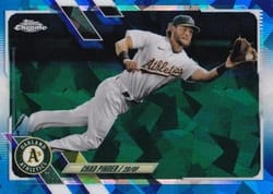 2021 Topps Chrome Update Sapphire Edition Base Set Chad Pinder #US116 card