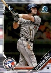 2019 Bowman Chrome Prospects Chad Spanberger #BCP-87 card