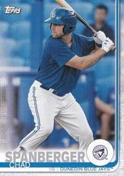 2019 Topps Pro Debut Base Set Chad Spanberger #153 card