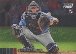2020 Stadium Club Chrome Base Set Chad Wallach #377 card