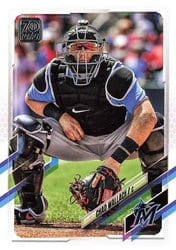 2021 Topps Base Set Chad Wallach #593 card