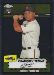 2021 Topps Chrome Platinum Anniversary Base Set Chadwick Tromp #94 card