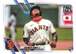 2021 Topps Japan Edition Base Set Chadwick Tromp #153 card