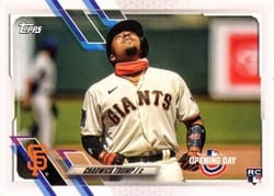 2021 Topps Opening Day Base Set Chadwick Tromp #210 card
