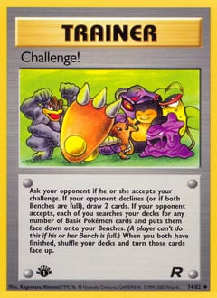 Team Rocket Challenge! #74 card