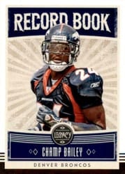 2020 Panini Legacy Record Book Champ Bailey #RB-CB card