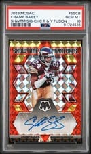 2023 Panini Mosaic Showtime Signatures Champ Bailey #SS-CB card