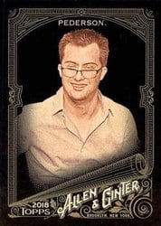 2018 Topps Allen & Ginter X Base Set Champ Pederson #43 card