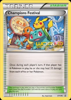 2013 XY Black Star Promos Champions Festival #XY176