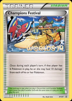 XY Black Star Promos Champions Festival #XY27 card