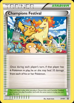 XY Black Star Promos Champions Festival #XY91 card