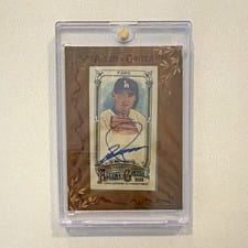2025 Topps Allen & Ginter Framed Mini Autographs (Baseball) Chan Ho Park #MA-CP card