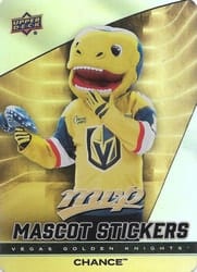 2025-26 Upper Deck MVP Mascot Stickers Chance #MS-27 card