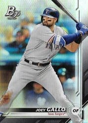 2019 Bowman Platinum Base Set Chance Adams #69 card