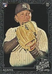 2019 Topps Allen & Ginter X Base Set Chance Adams #205 card