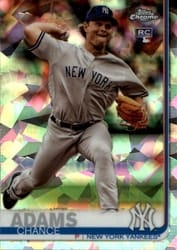 2019 Topps Chrome Sapphire Edition Base Set Chance Adams #98 card