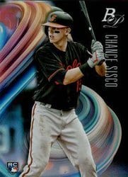 2018 Bowman Platinum Base Set Chance Sisco #59 card