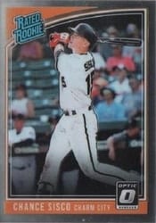 2018 Donruss Optic Base Set Chance Sisco #51b card
