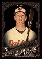 2018 Topps Allen & Ginter X Base Set Chance Sisco #232 card